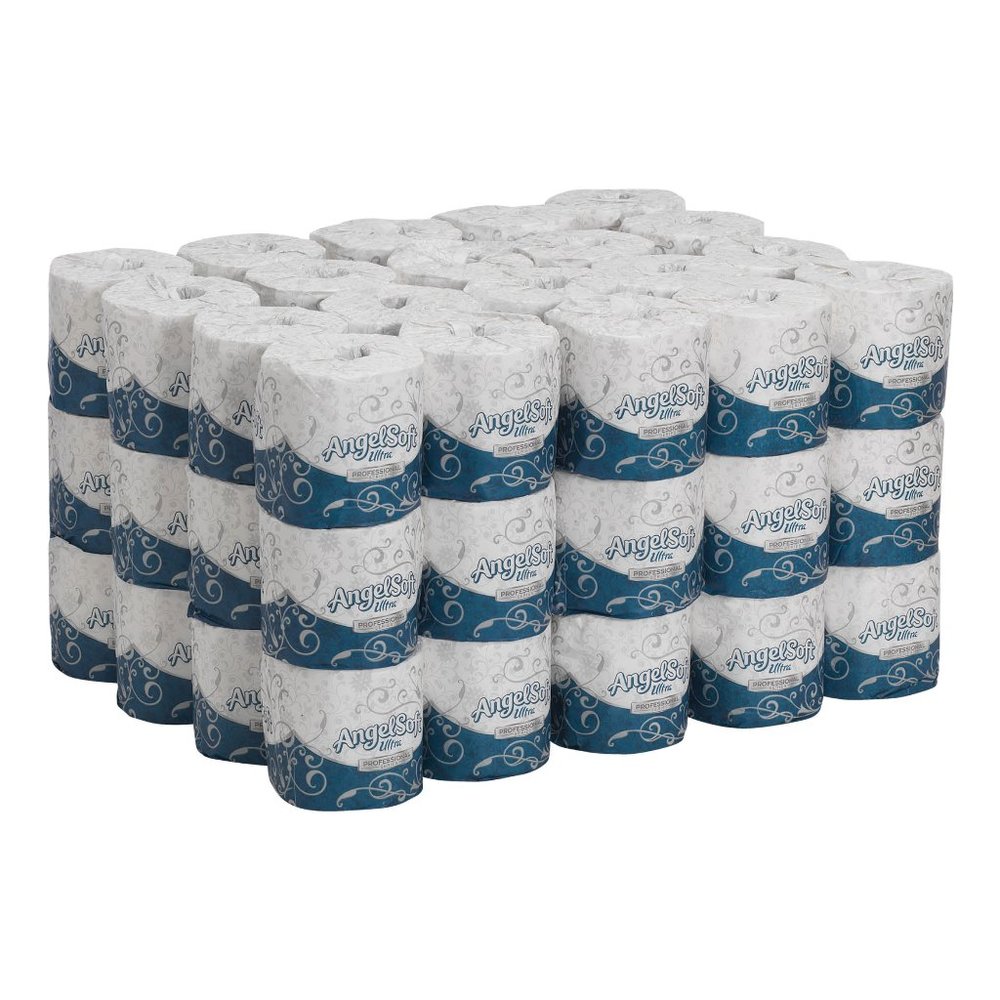 Angel Soft Ultra Professional Series Embossed Toilet Paper by GP PRO 2 Ply - 4.0